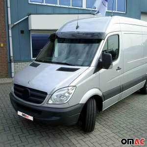 Mercedes Sprinter W906 Sun Deflector + Hood Deflector - Omac - '06-'13 Mercedes Sprinter W906 Sun Deflector + Hood Deflector - Omac - '06-'13